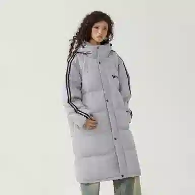 The Simpsons Logo Hooded Down Jacket