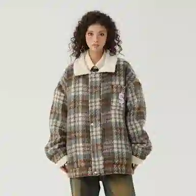 The Simpsons 90 Vintage Plaid Wool Jacket