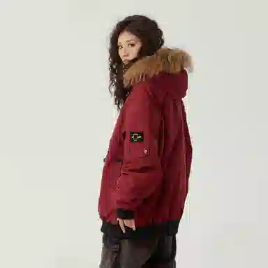 The Simpsons Embroidered Down Jacket