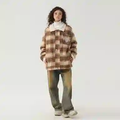 The Simpsons 90 Vintage Plaid Wool Jacket