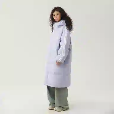 The Simpsons Logo Hooded Down Jacket