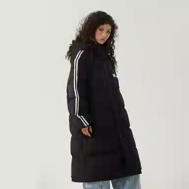 The Simpsons Logo Hooded Down Jacket