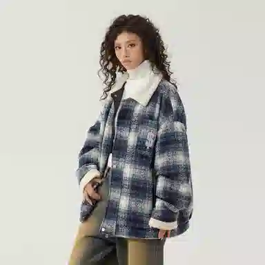 The Simpsons 90 Vintage Plaid Wool Jacket