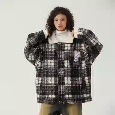 The Simpsons 90 Vintage Plaid Wool Jacket
