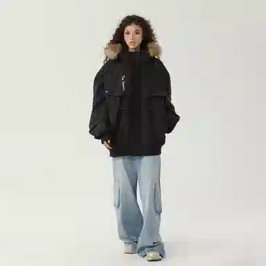 The Simpsons Embroidered Down Jacket