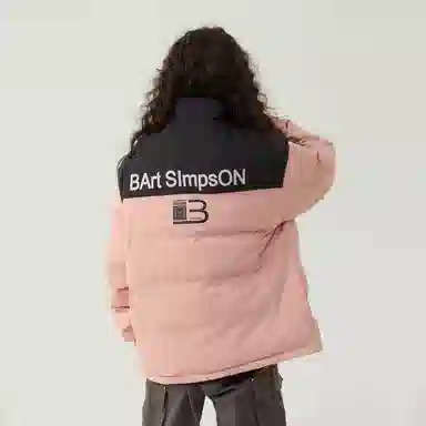 The Simpsons Retro Letter Colorblock Jacket