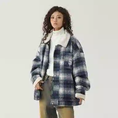 The Simpsons 90 Vintage Plaid Wool Jacket