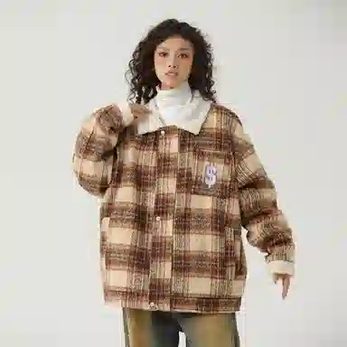 The Simpsons 90 Vintage Plaid Wool Jacket