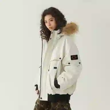 The Simpsons Embroidered Down Jacket