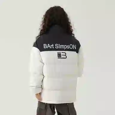 The Simpsons Retro Letter Colorblock Jacket
