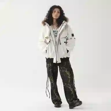 The Simpsons Embroidered Down Jacket