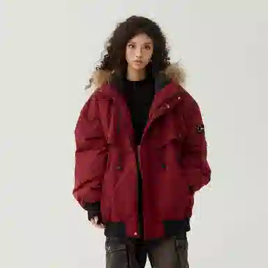 The Simpsons Embroidered Down Jacket