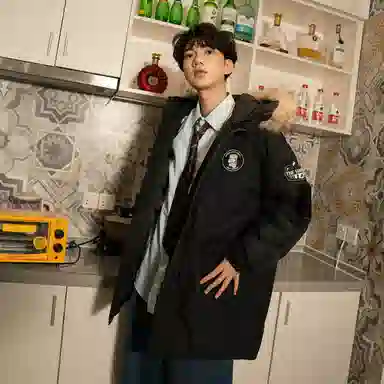 The Simpsons Letter Embroidered Parka