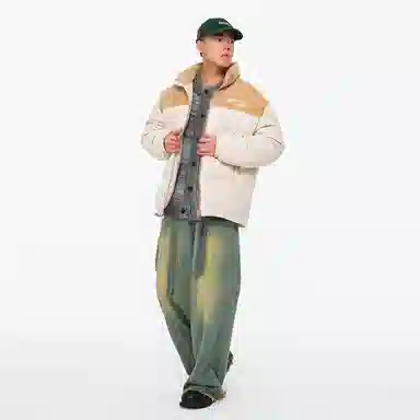 MATCHA STORY Retro College Series Jacket