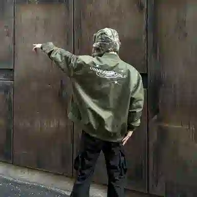 AMBER LIGHT Vintage Windbreaker Jacket