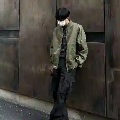 AMBER LIGHT Vintage Windbreaker Jacket