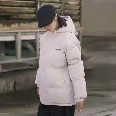 AMBER LIGHT Logo Cotton Jacket