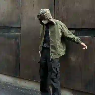 AMBER LIGHT Vintage Windbreaker Jacket