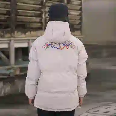 AMBER LIGHT Logo Cotton Jacket