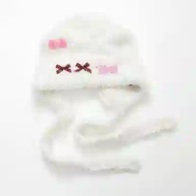 DAISY BEAUTY Cute Cat Bow Plush Hat