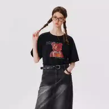 PSO Brand Teddy Bear Print Tee