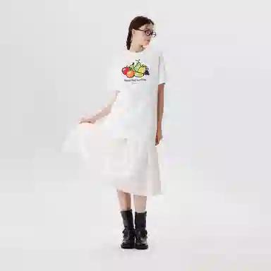 PSO Brand Fruit Print T-Shirt