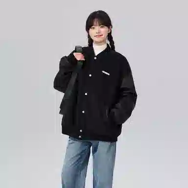 PSO Brand Bomber Jacket Black