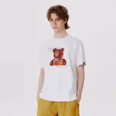 PSO Brand Teddy Bear Print Tee