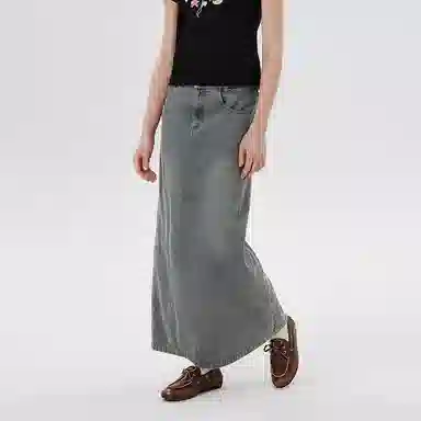 PSO Brand Denim Skirt