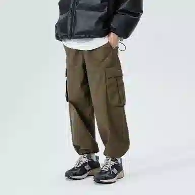 PSO Brand Jogger Pants Military Green