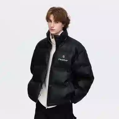 PSO Brand Logo Studded Down Jacket