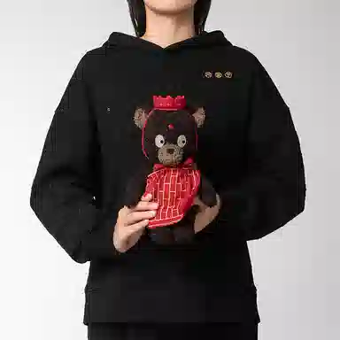 问童子 黑熊精小偶 安抚玩偶 小熊公仔娃娃 玩偶 毛绒挂件