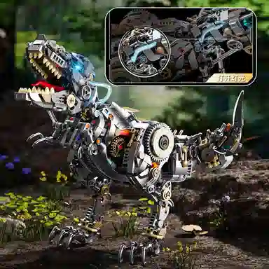 吉砖 机械霸王龙 拼装模型