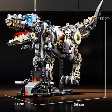 吉砖 机械霸王龙 拼装模型