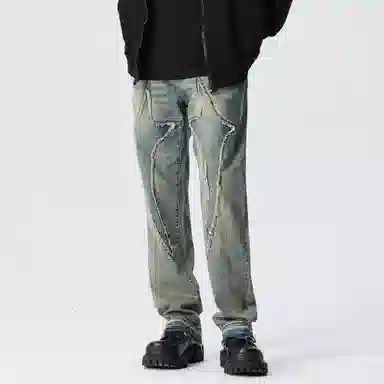 XINYINSU Vintage Straight Jeans