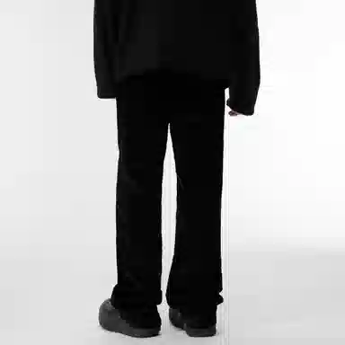 XINYINSU Retro Corduroy Jeans Black