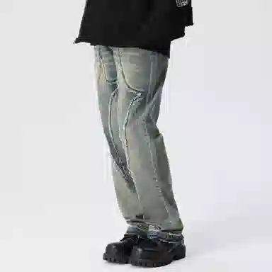 XINYINSU Vintage Straight Jeans