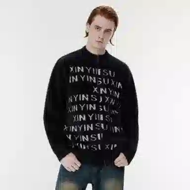 XINYINSU 24FW Black Cardigan