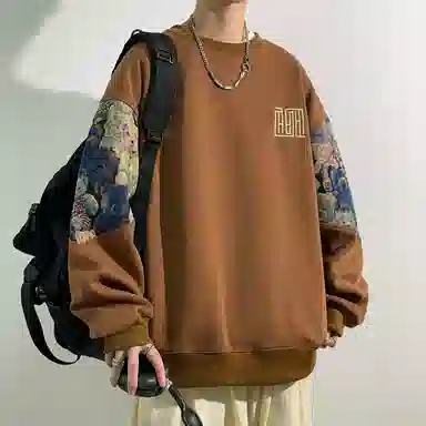 Zuoan Panda Print Sweatshirt