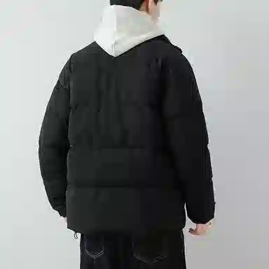 左岸 格子棉袄男冬季外套短款潮牌工装棉衣男士高级感痞帅千鸟格面包服保暖棉服 男款