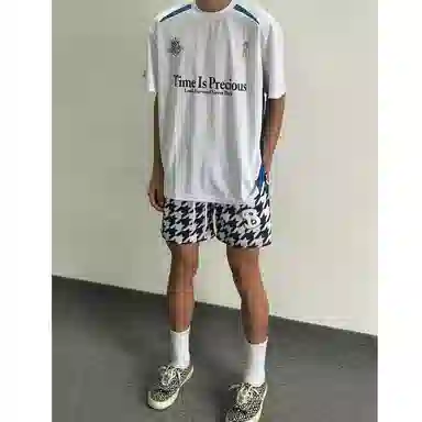 左岸 美式高街复古时尚潮流简约高级感宽松舒适百搭速干透气·日常通勤户外活动短裤篮球裤 男女同款