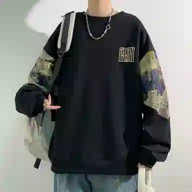 Zuoan Panda Print Sweatshirt