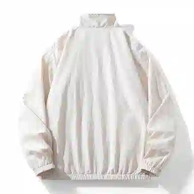 左岸 夏季薄款纯色户外宽松休闲防紫外线透气钓鱼服外套立领夹克 透气防晒防紫外线防晒服 男款