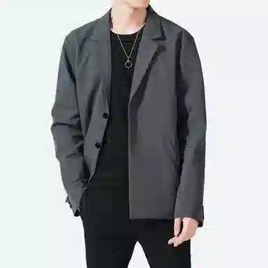 左岸 休闲痞帅便西服春秋单西上衣宽松商务正装西装 男款