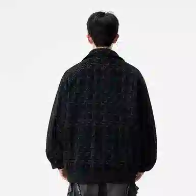 左岸 毛呢外套男秋季翻领休闲上衣青少年胖子加肥加大大码男装小香风夹克 男款