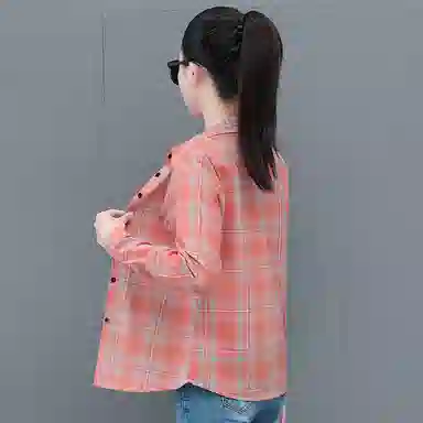 左岸 秋季薄款潮流修身轻薄日常简约舒适柔软户外通勤高街亲肤百搭洋气休闲时尚翻领上衣长袖气质遮肉透气高腰显瘦衬衫 女款