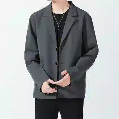 左岸 休闲痞帅便西服春秋单西上衣宽松商务正装西装 男款