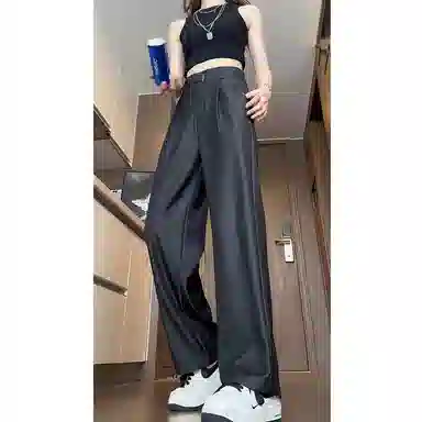 左岸 休闲百搭优雅纯色西装裤 女款