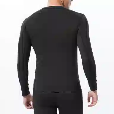 左岸 夏季薄款时尚紧身长袖衫运动速干衣篮球足球跑步训练休闲打底衫健身房百搭上衣修身中腰显瘦健身衣 男款