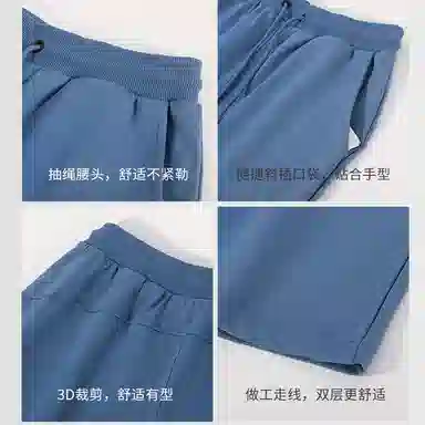 左岸 夏季美式薄款男士五分短裤纯棉设计多色宽松街高级氛围感透气时尚百搭小众校园风韩系潮牌运动休闲裤 男款